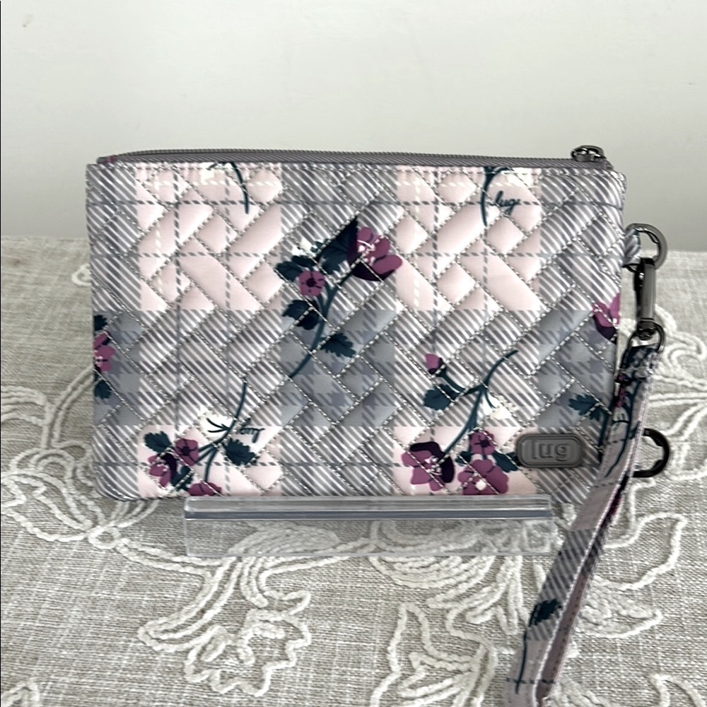 Lug EUC Floral Peekaboo Wristlet with RFID Protection